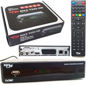 Tuner FTE T220 MAX H.265 DVB-T/T2