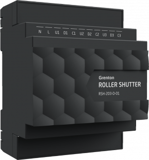GRENTON - ROLLER SHUTTER x3, DIN, TF-Bus ( 2.0 ) 