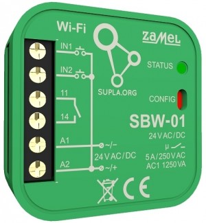 Sterownik bramowy SBW-01 AUTONOMICZNY DOPUSZKOWY WiFi ZAMEL SUPLA