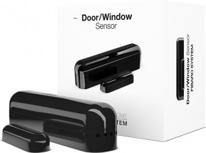FIBARO Door/Window  Sensor  (czarny czujnik otwarcia drzwi lub okna)