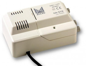 Wzmacniacz Alcad CA-210 VHF-UHF 1we/2wy wielozakresowy