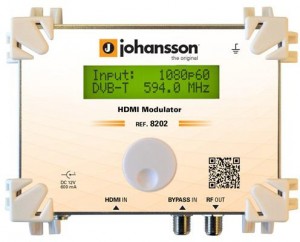 Modulator cyfrowy Johansson HDMI DVB-T DVB-C 8202