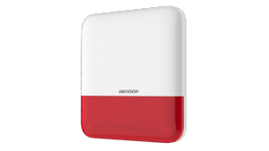HIKVISION Zewnętrzny sygnalizator alarmowy AX PRO DS-PS1-E-WE/red