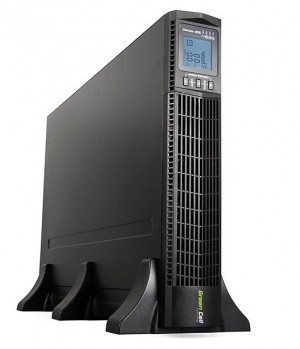 Zasilacz UPS do szafy rack Green Cell RTII z wyświetlaczem LCD 3000VA 2700W GREEN CELL UPS15